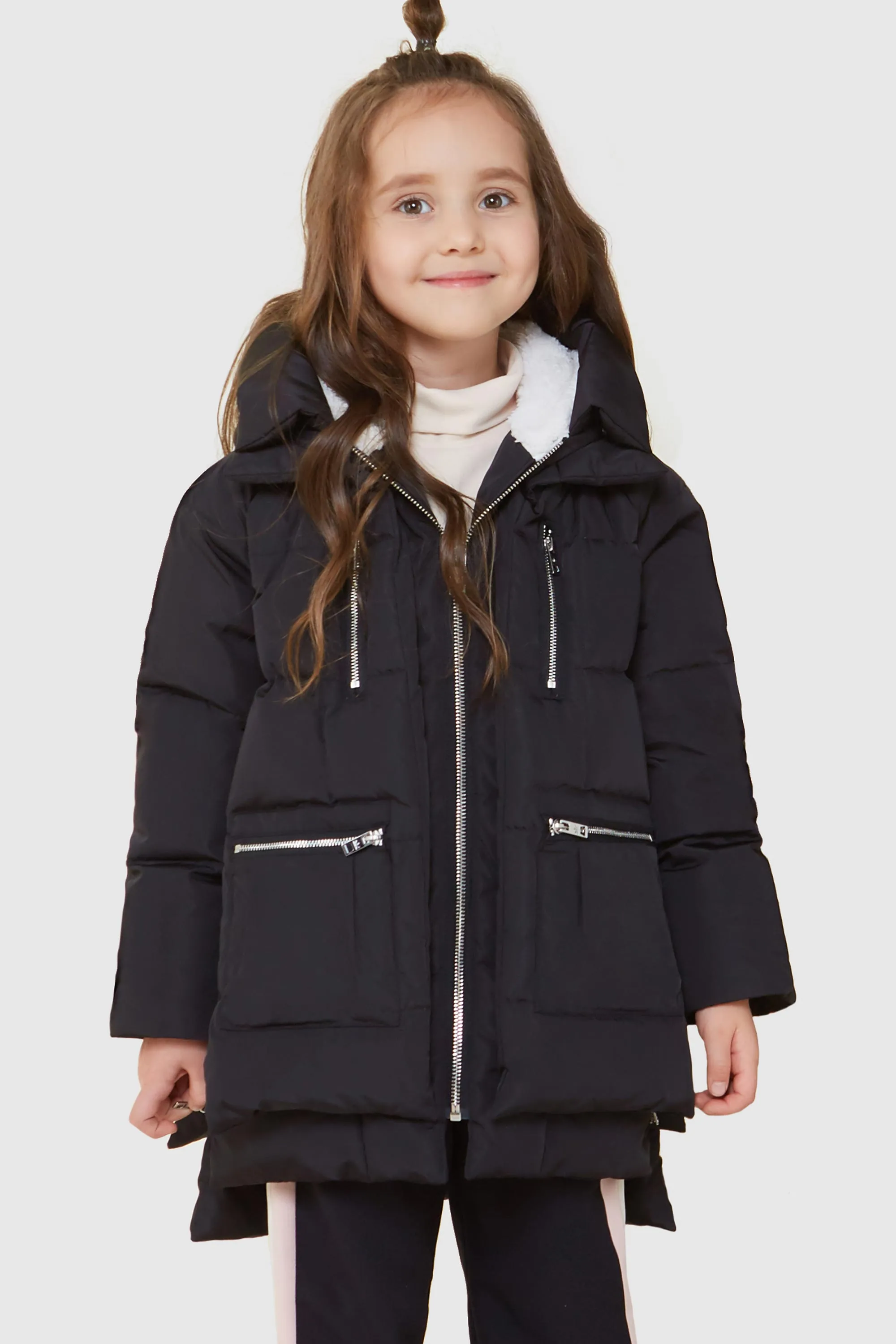 092 Classics Kids Thickened Hooded Down Coat