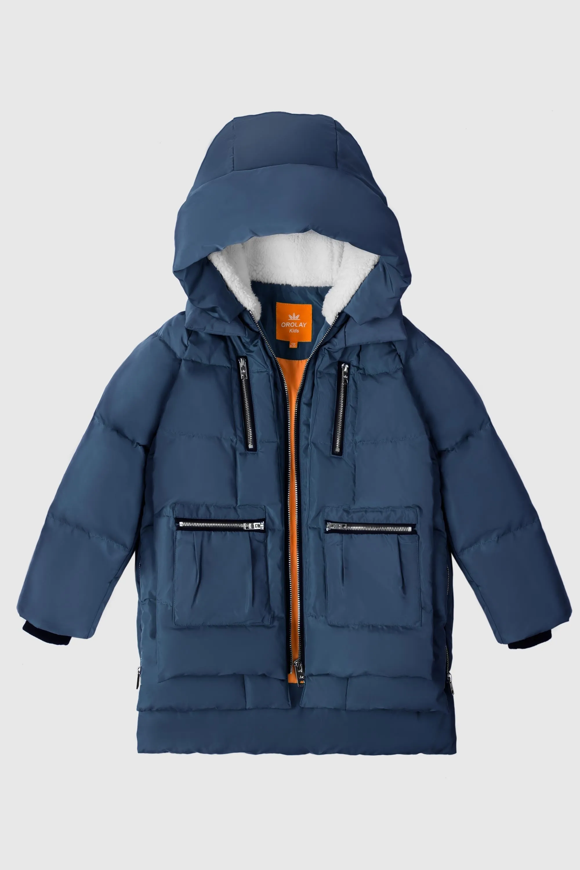 092 Classics Kids Thickened Hooded Down Coat