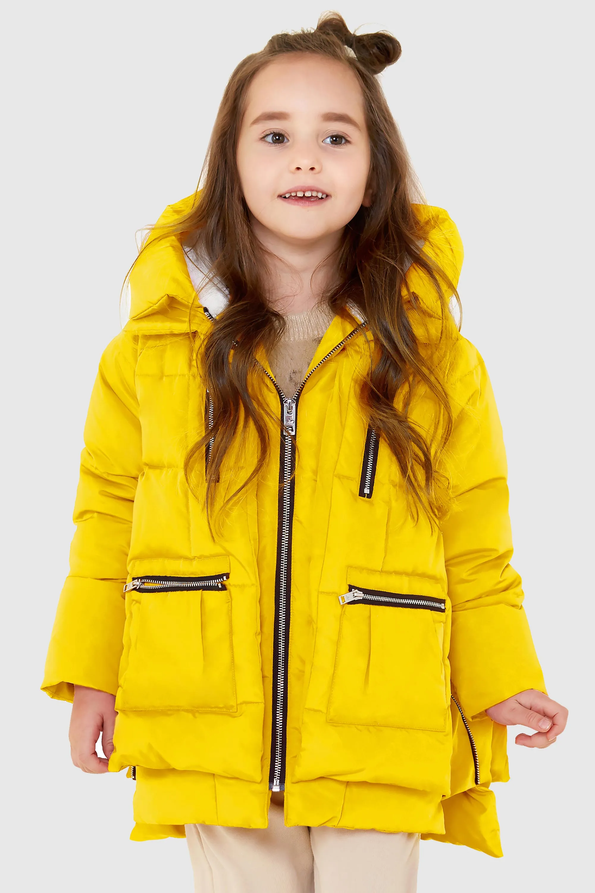 092 Classics Kids Thickened Hooded Down Coat