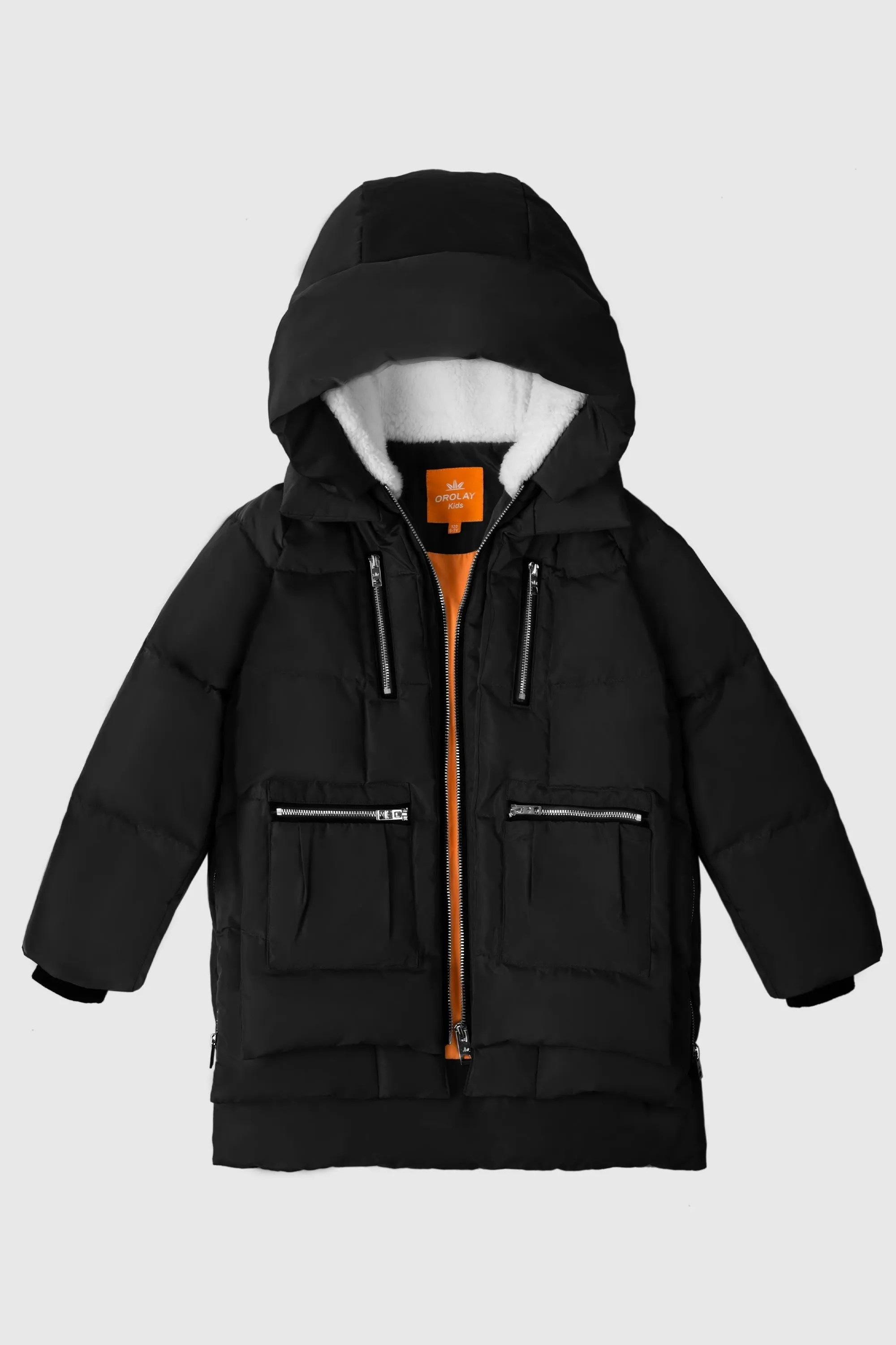 092 Classics Kids Thickened Hooded Down Coat