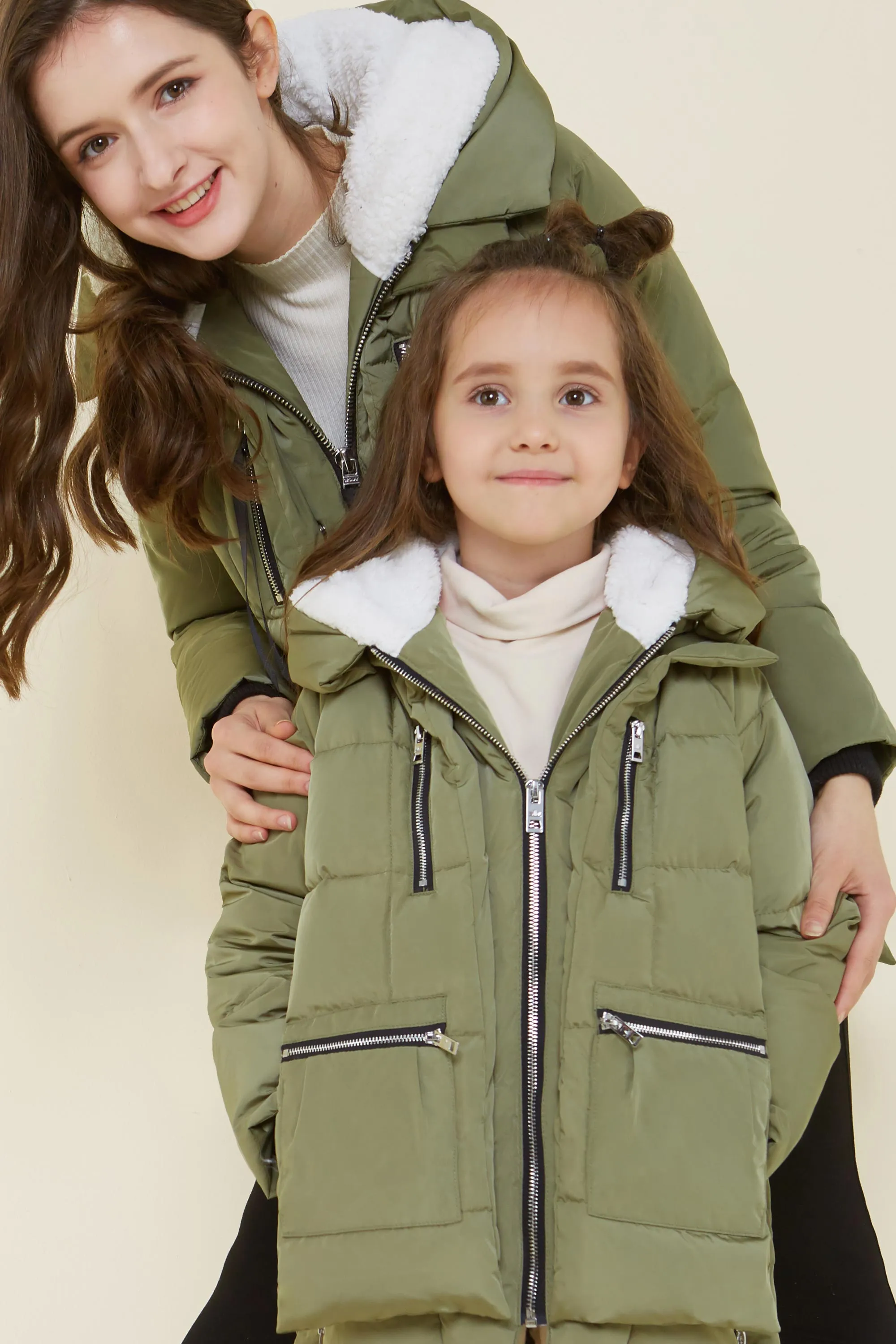 092 Classics Kids Thickened Hooded Down Coat