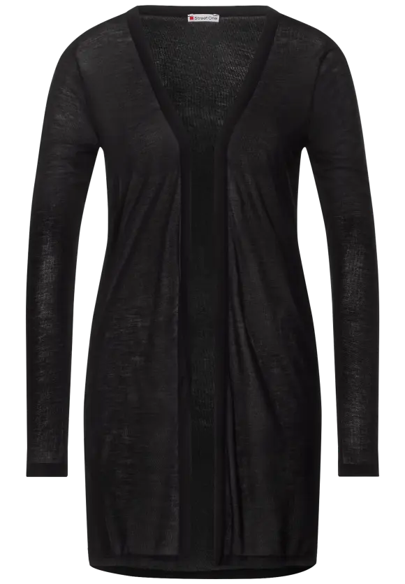 320213- Fine Black Cardigan - Street One