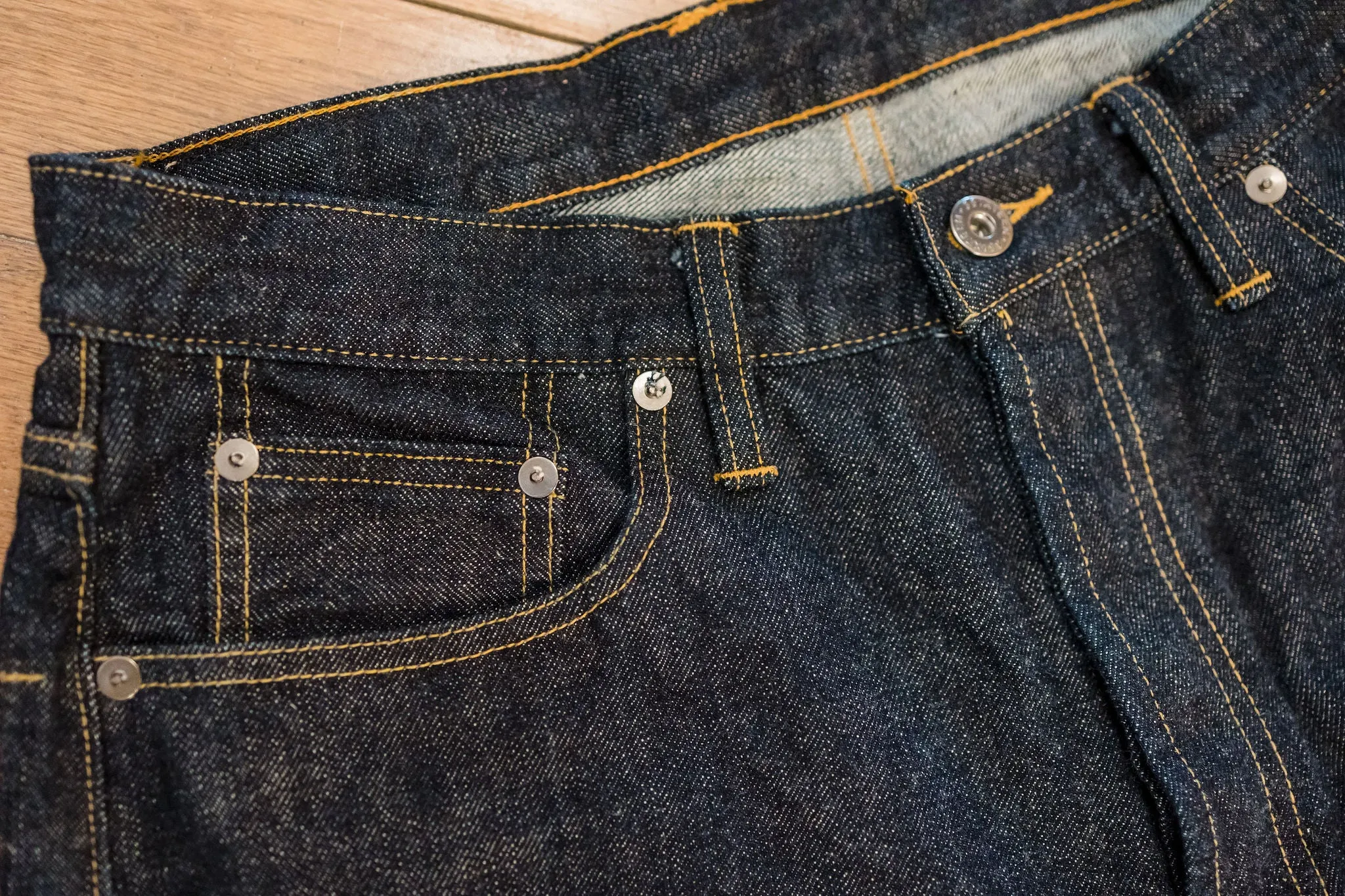 3sixteen CS-100xk - Classic Straight - Rinsed Indigo Kibata