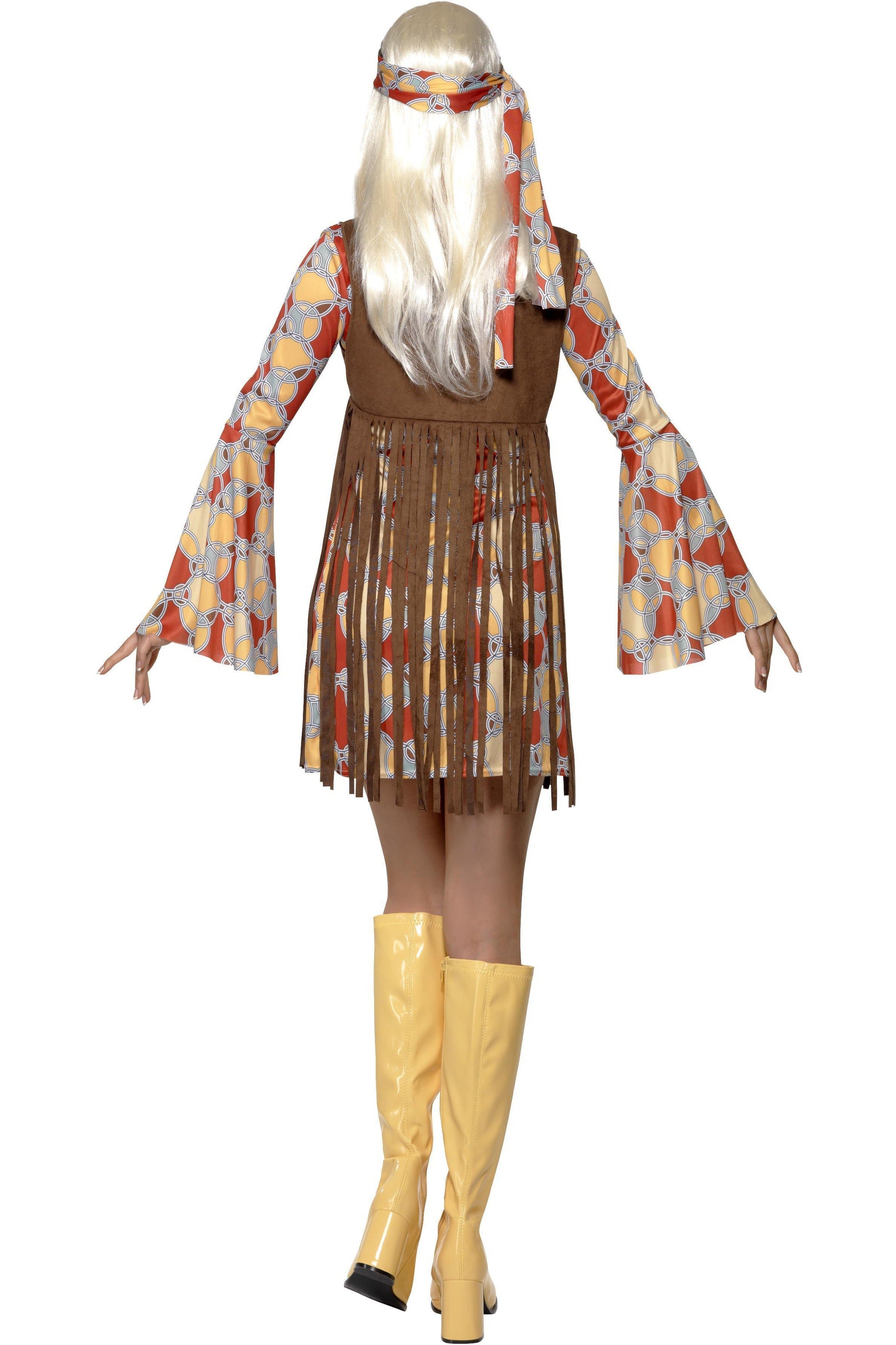 60s Hippie Chick Costume with Dress