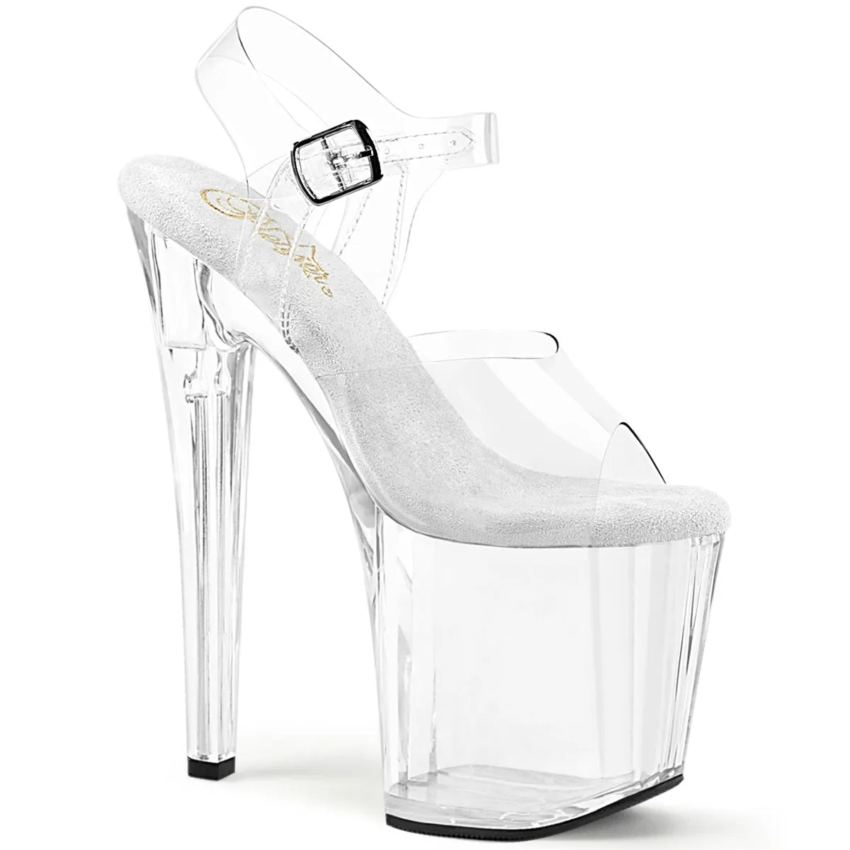 7 Inch Heel ENCHANT-708 Clear