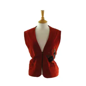 70s Suede Waistcoat