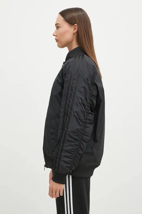 adidas Originals bomber jacket women’s black color IW8422