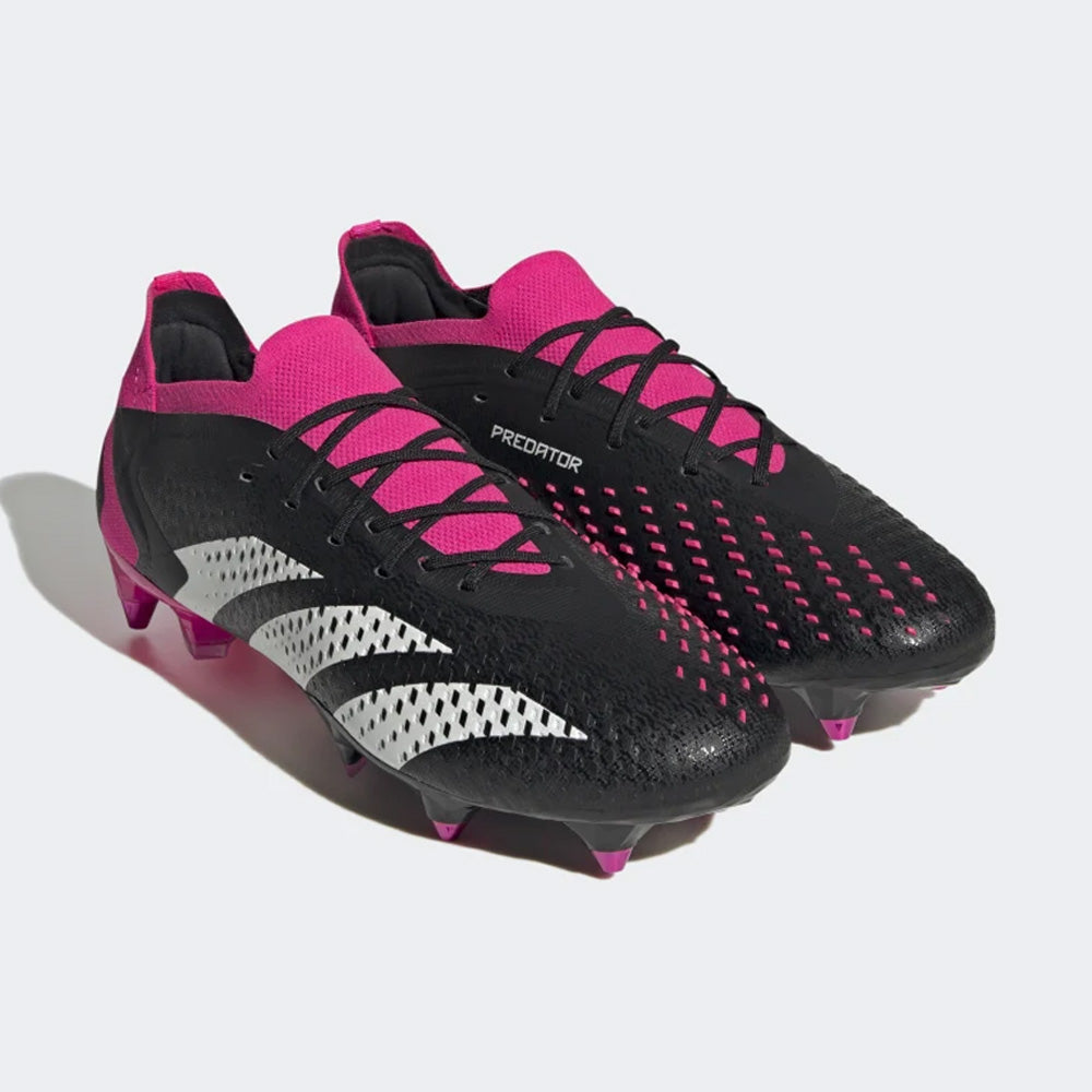 Adidas Predator Accuracy.1 Low SG Football Boots (Black/White/Pink)