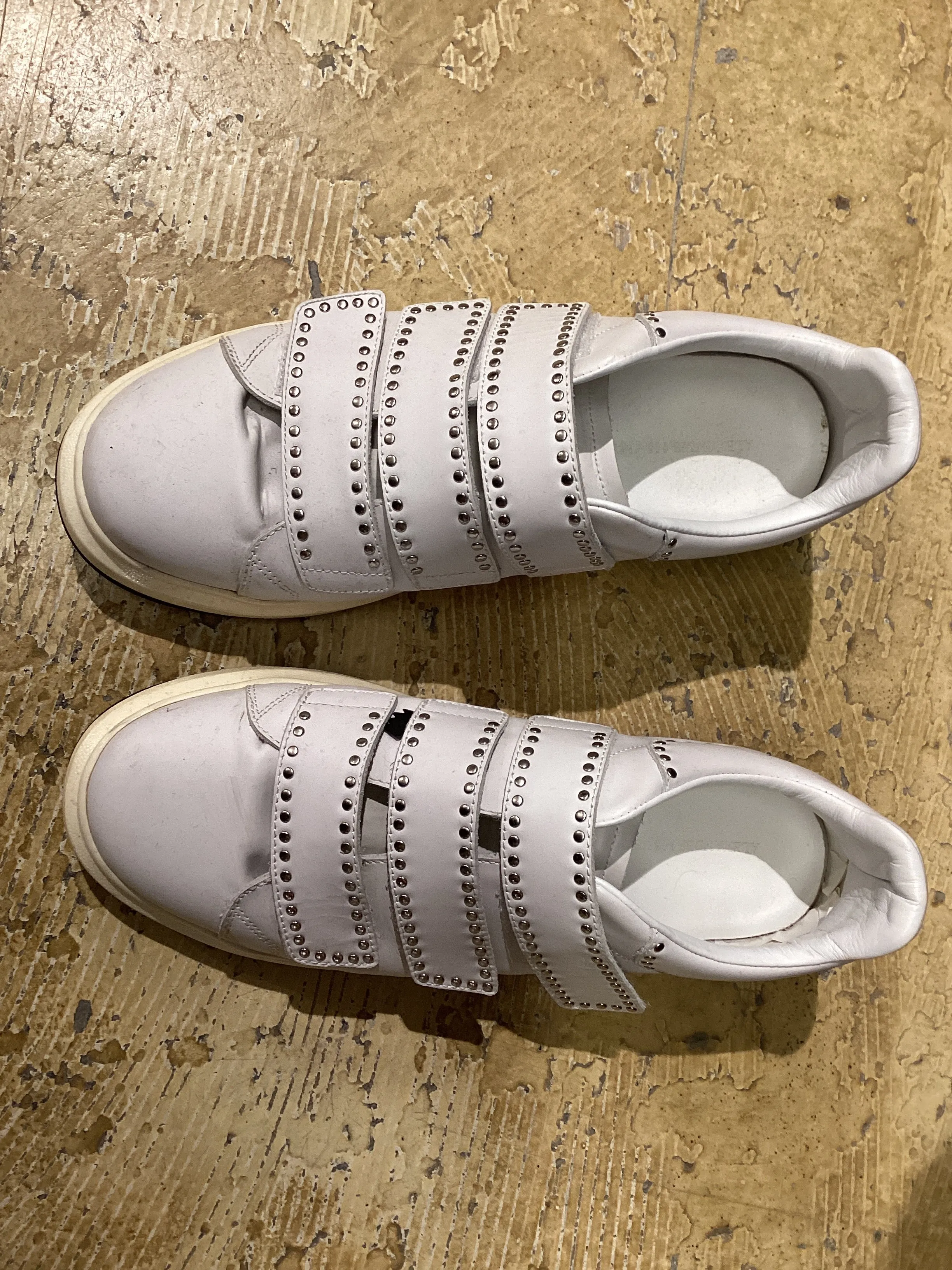 Alexander McQueen White Sneakers Size 44