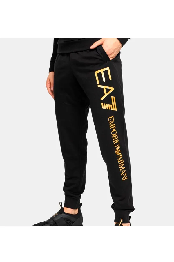 Armani EA7 Pants Tape Logo Gold