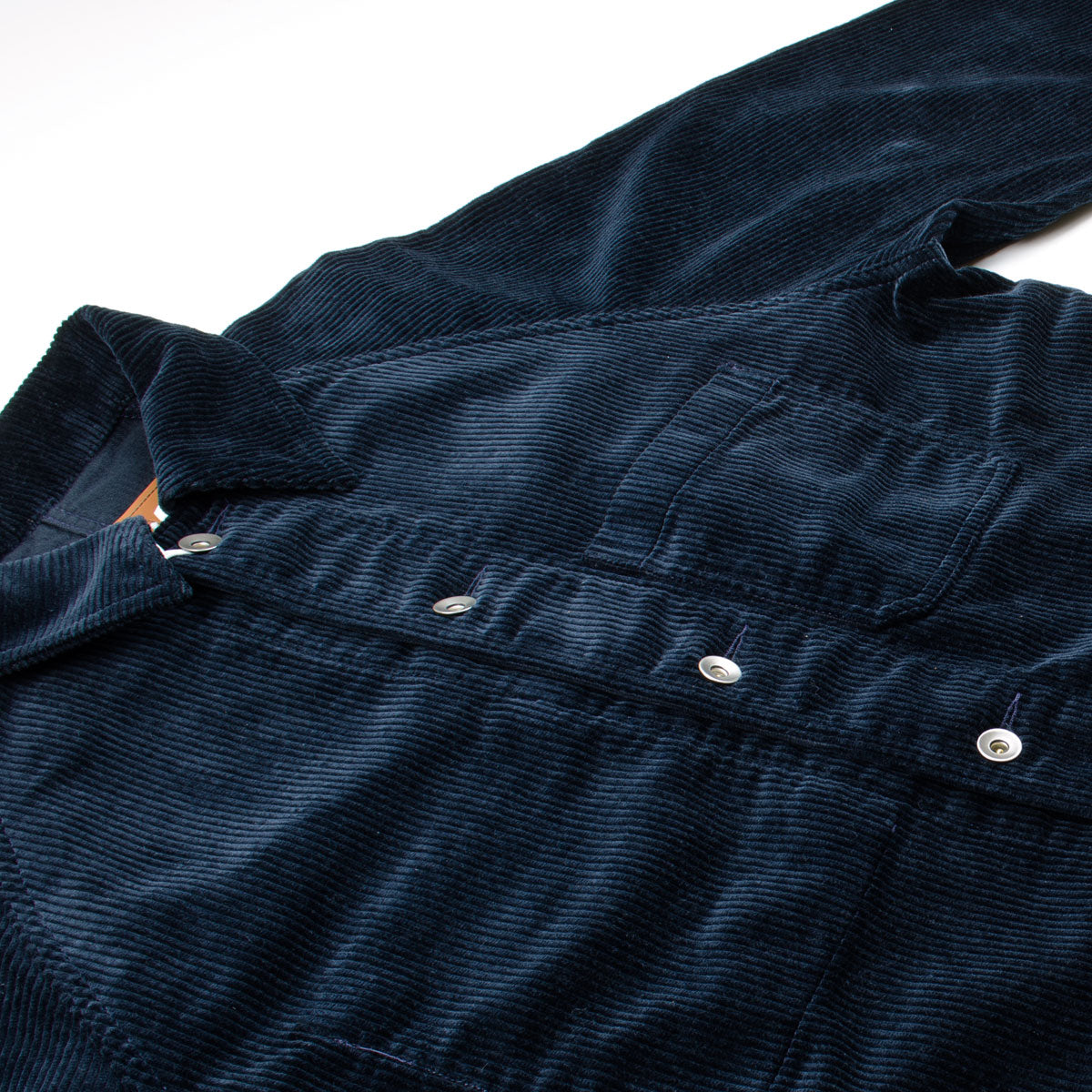 Arpenteur - Raglan 8 Wale Corduroy Jacket - Navy