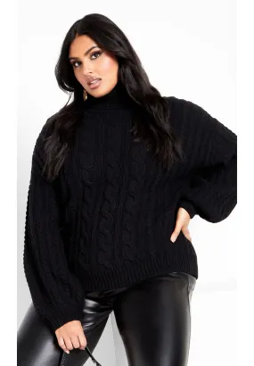 Avah Sweater - black