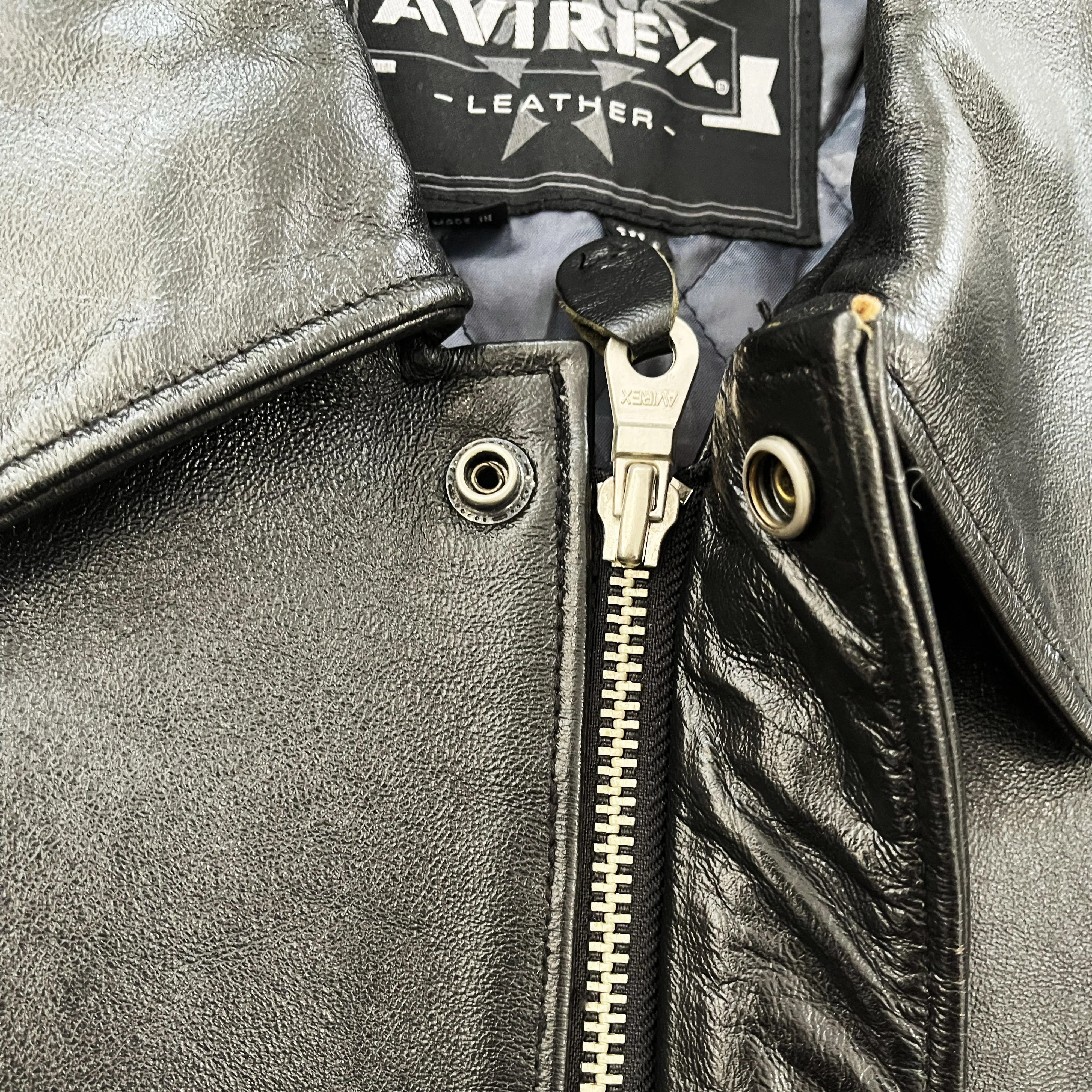 Avirex Leather Varsity Jacket