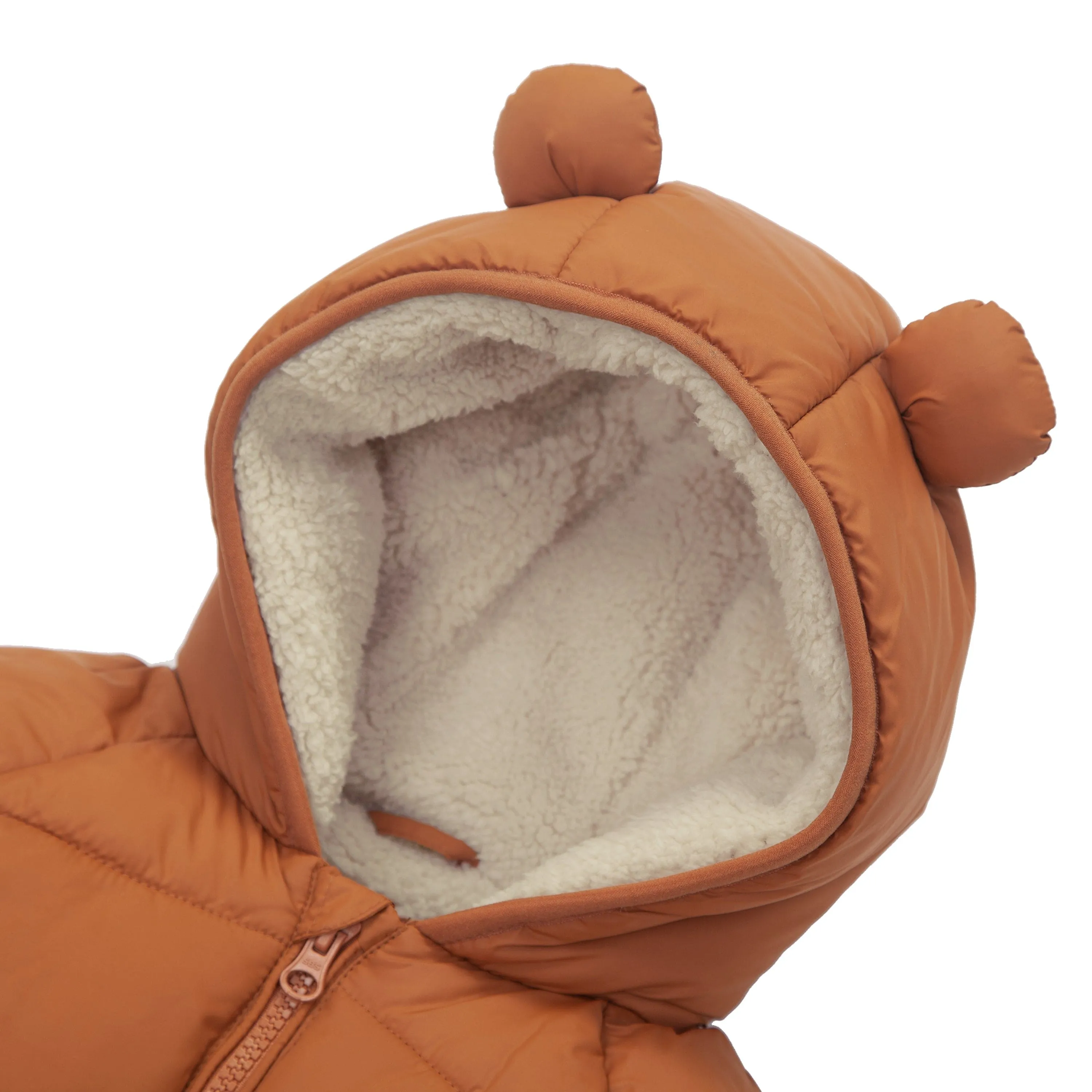 Baby Boys' Water-Resistant Sherpa Fleece Lined Puffer Jacket Winter Coat for Newborn Infants Toddler