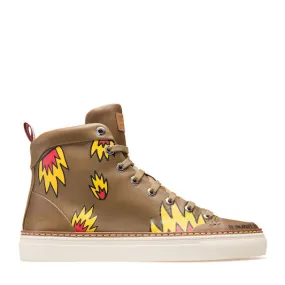 Bally Womens Helsa Sneakers in Brown