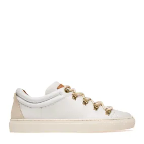 Bally Womens Lace Up Sneakers in White