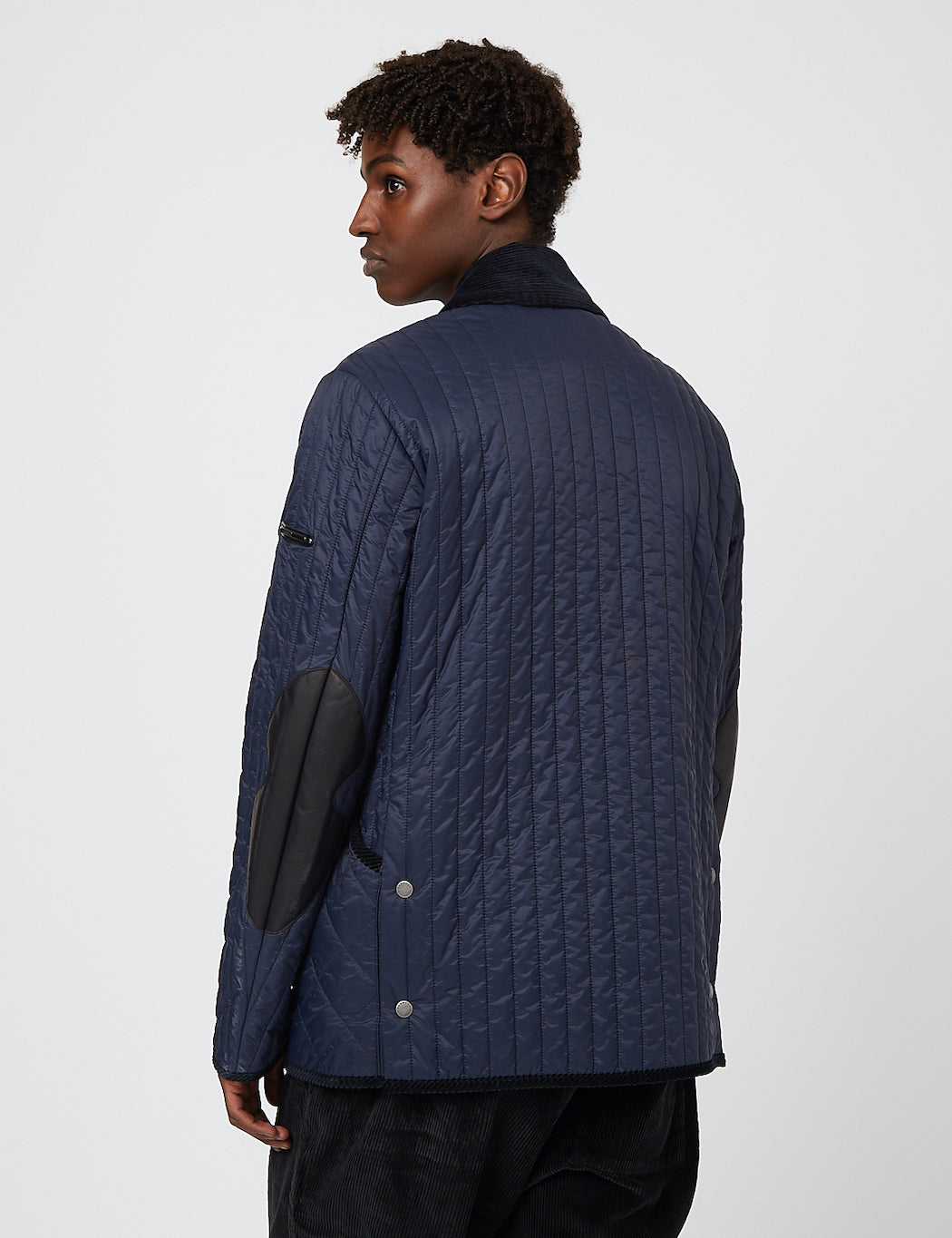 Barbour Gold Standard Supa-Heritage Quilted Jacket - Navy Blue