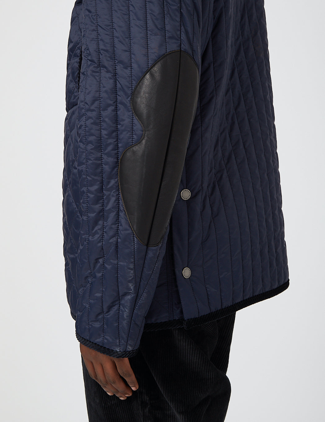 Barbour Gold Standard Supa-Heritage Quilted Jacket - Navy Blue