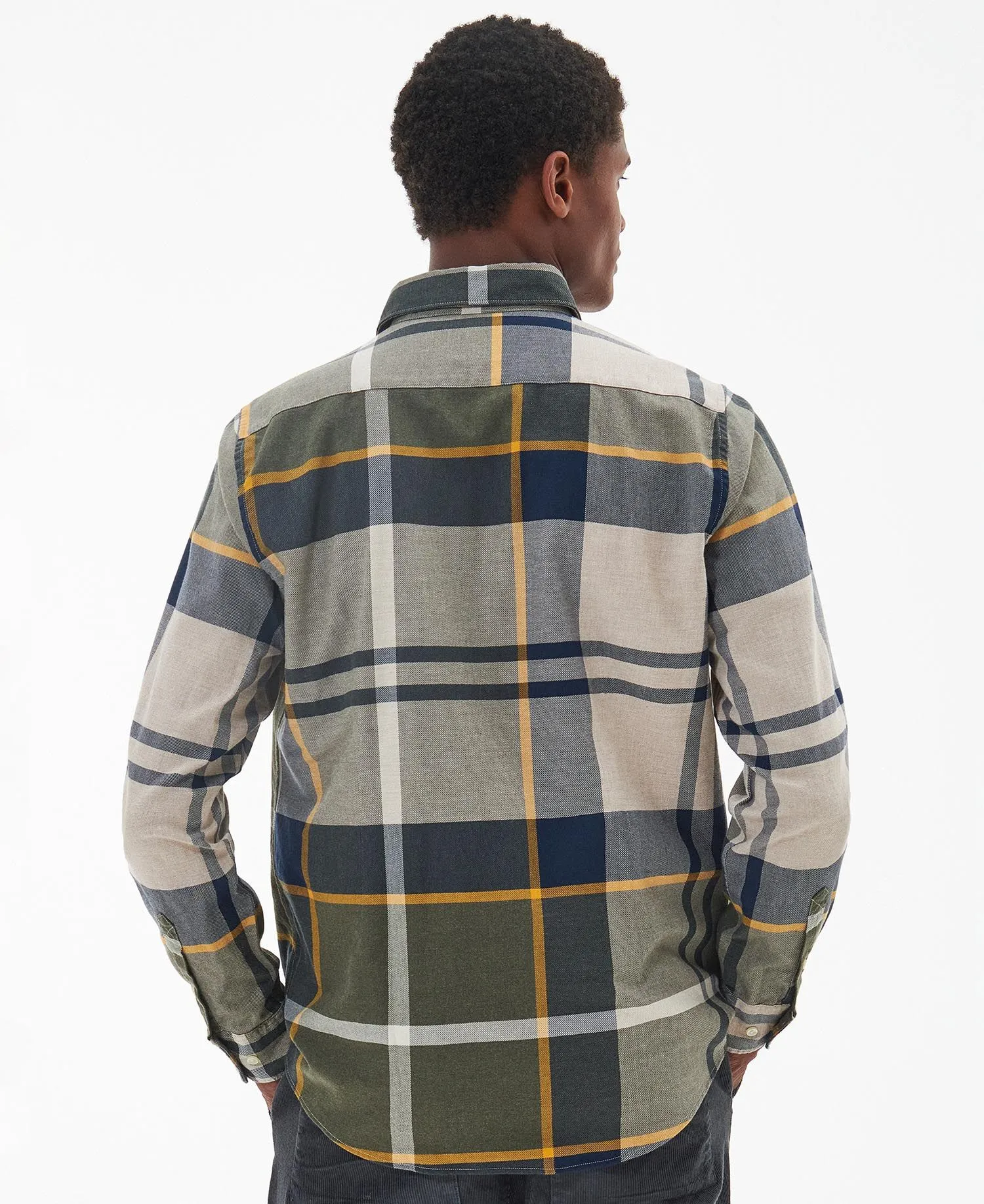 Barbour Mens 'Dunoon' Large Tartan Check Shirt - Long Sleeved