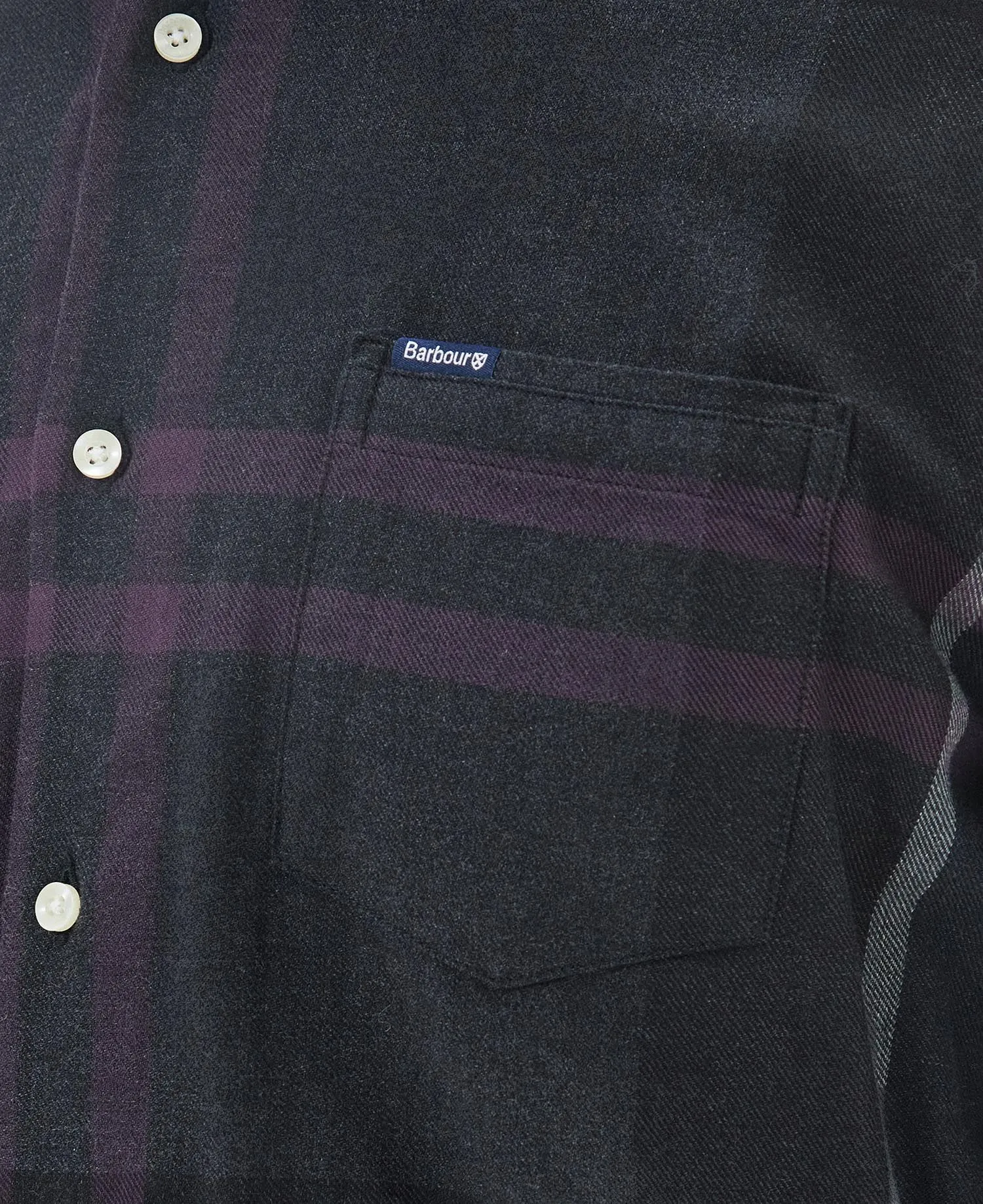 Barbour Mens 'Dunoon' Large Tartan Check Shirt - Long Sleeved