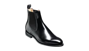 Bedale - Black Hi-Shine Chelsea Boot