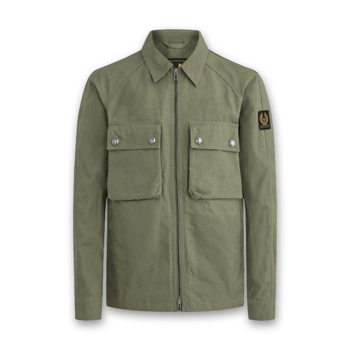 Belstaff - Hedger Overshirt in Pewter Green