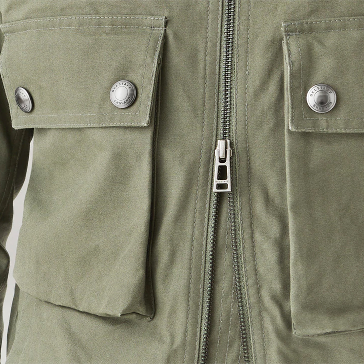 Belstaff - Hedger Overshirt in Pewter Green