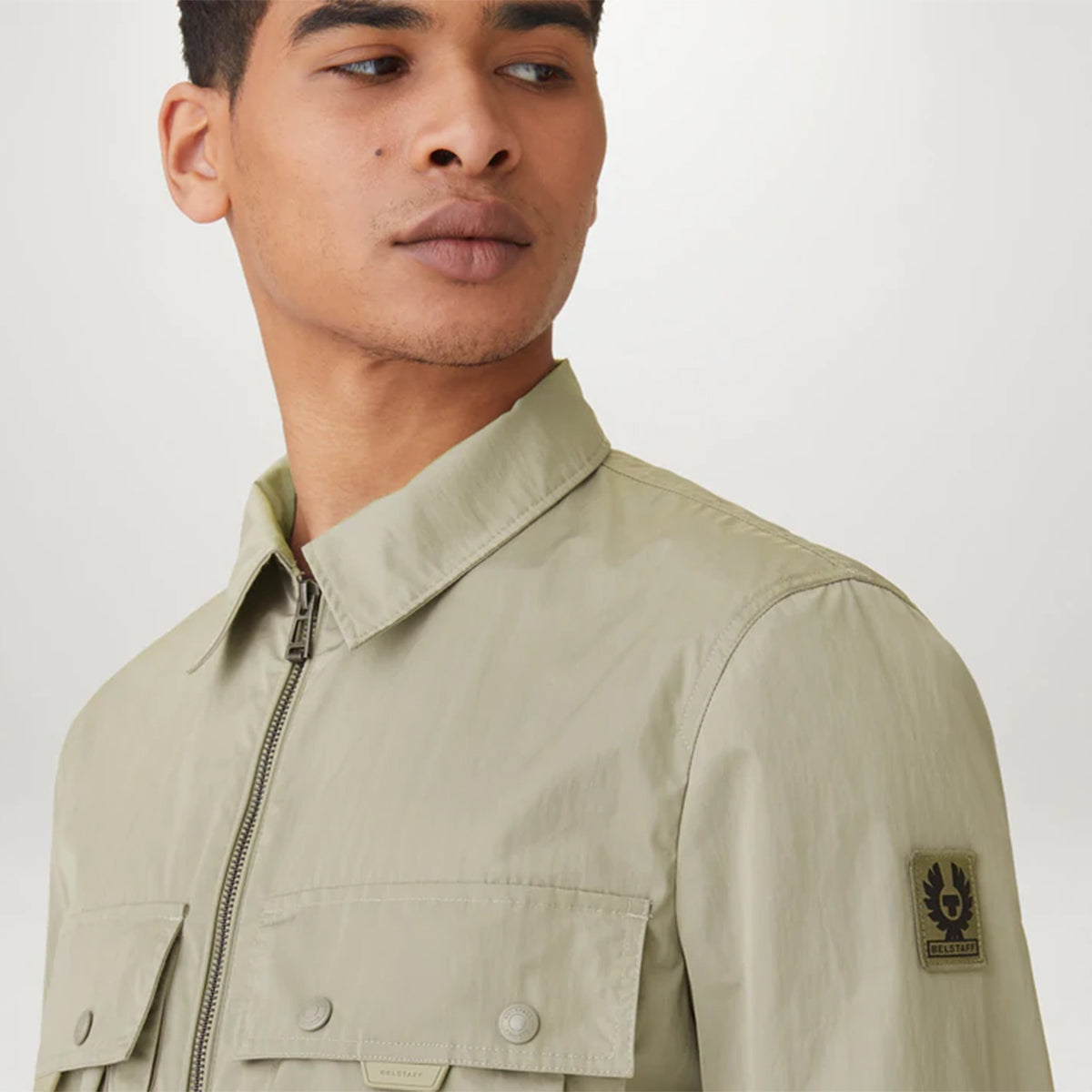 Belstaff - Tactical Overshirt in Dark Sand