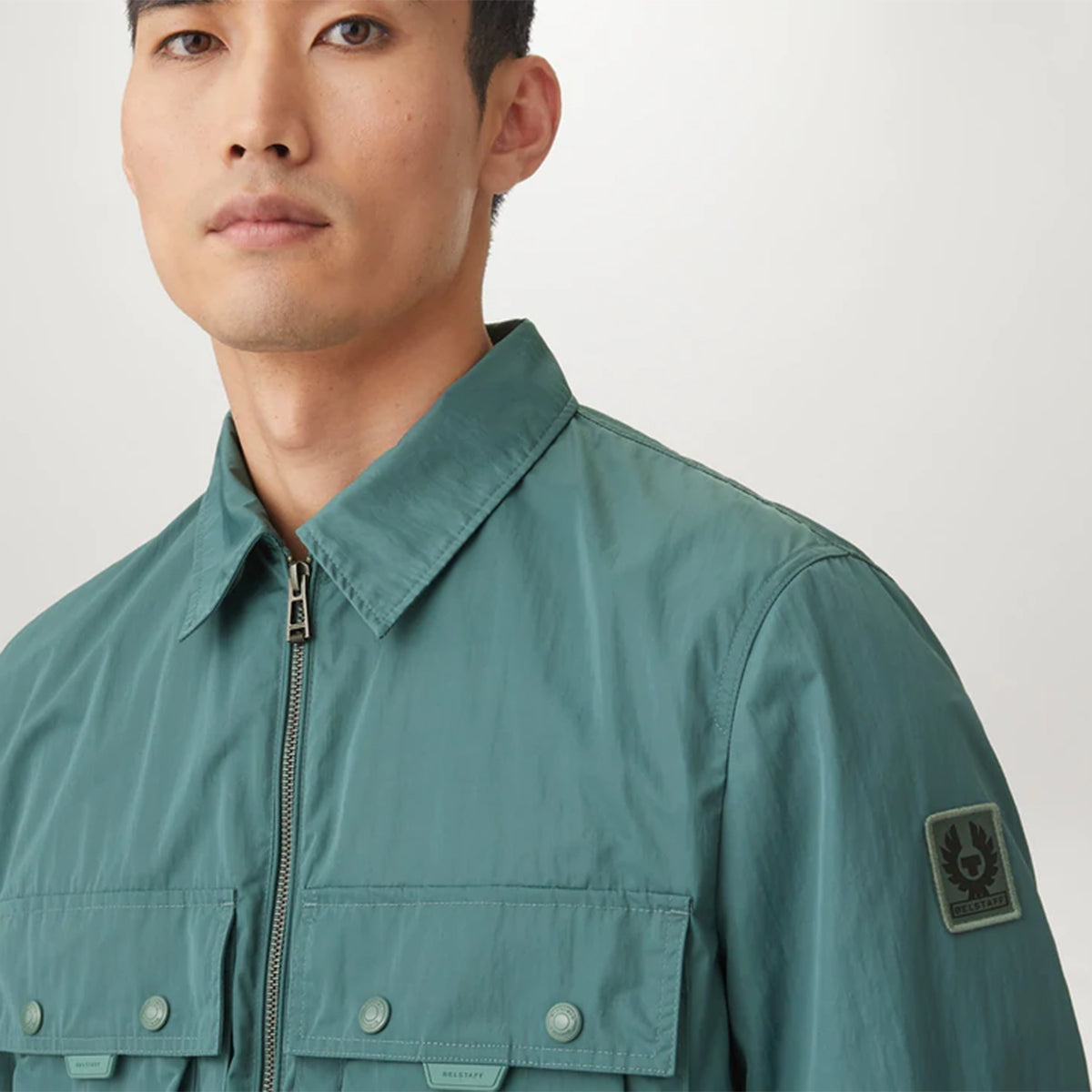 Belstaff - Tactical Overshirt in Faded Teal