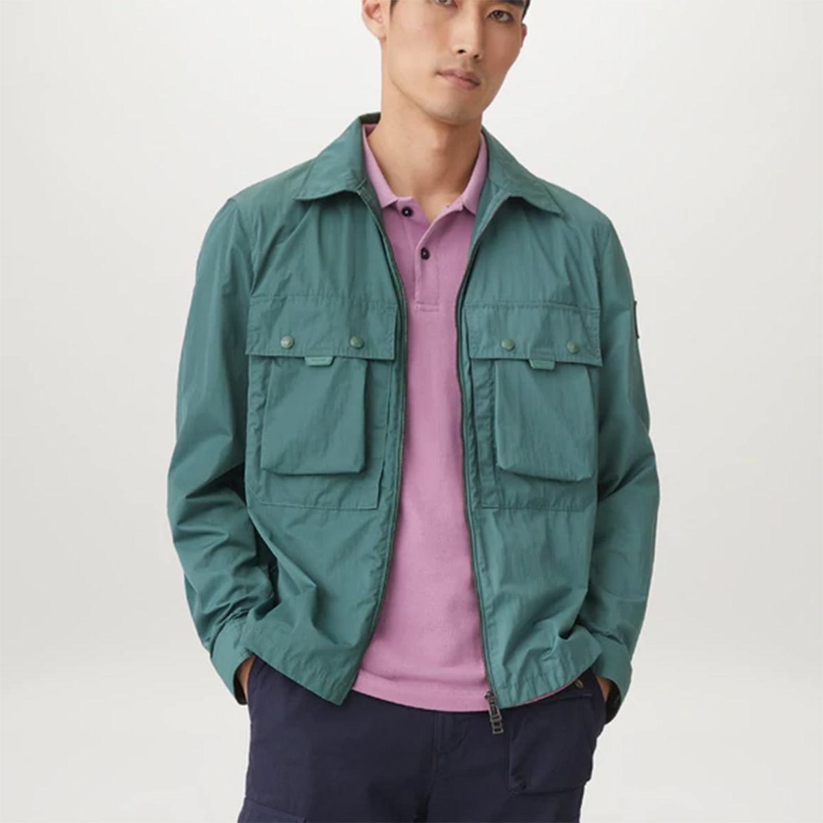 Belstaff - Tactical Overshirt in Faded Teal