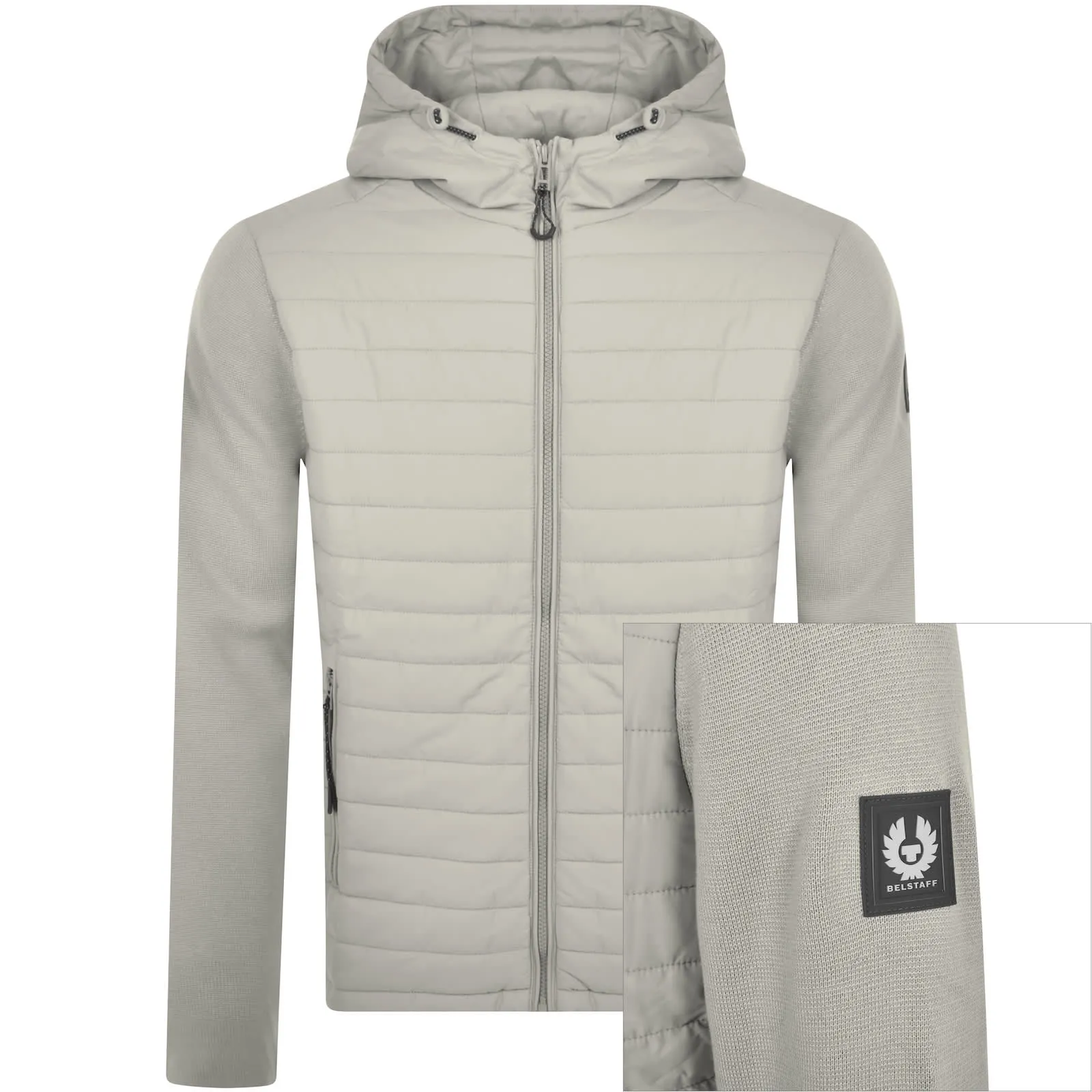 Belstaff Vert Full Zip Slim Fit Jacket Grey