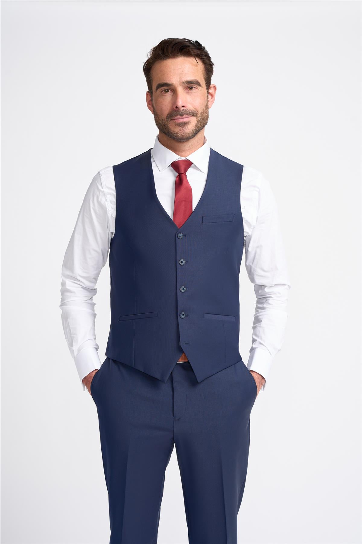 Bond Navy Waistcoat