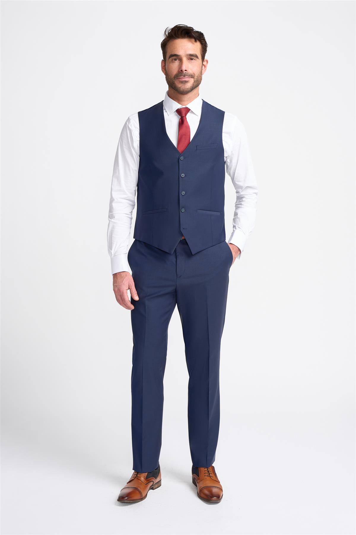 Bond Navy Waistcoat