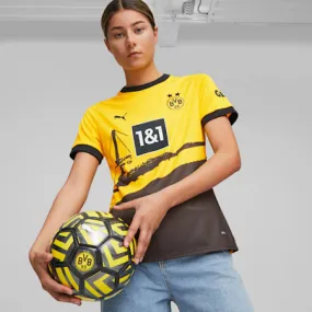 Borussia Dortmund 23/24 Women's Home Jersey | Cyber Yellow-PUMA Black | PUMA Shoes | PUMA 