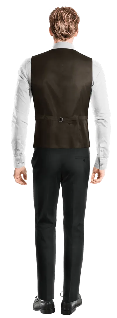 Brown corduroy essential Waistcoat