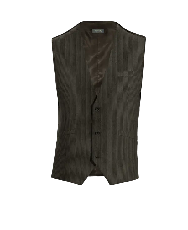 Brown corduroy essential Waistcoat