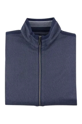 Bugatti Full Zip Sweater Navy