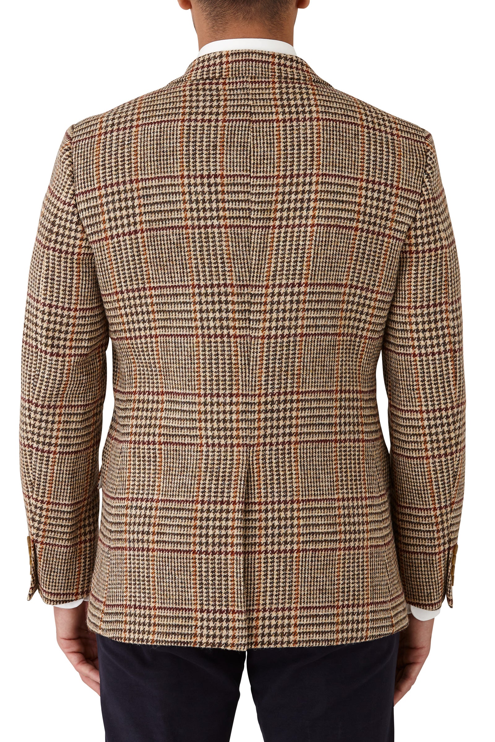 Cambridge - Harris Tweed Jacket - Coffee Check