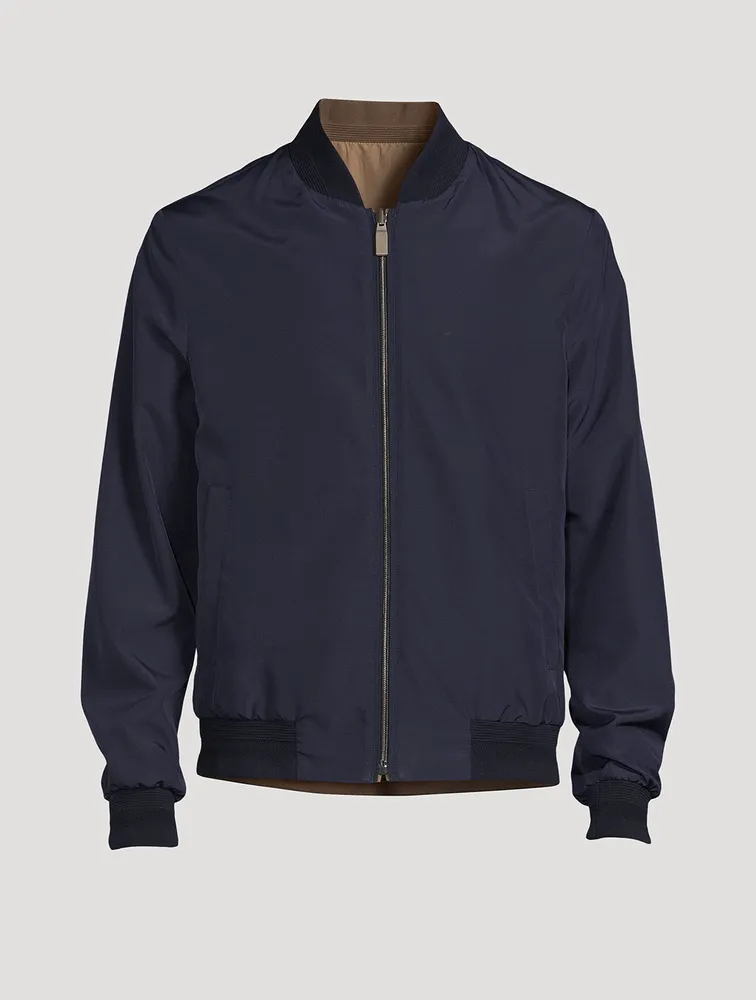 CANALI Reversible Bomber Jacket