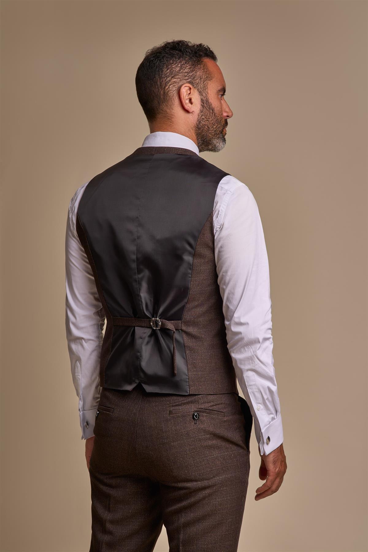 Caridi Brown Waistcoat