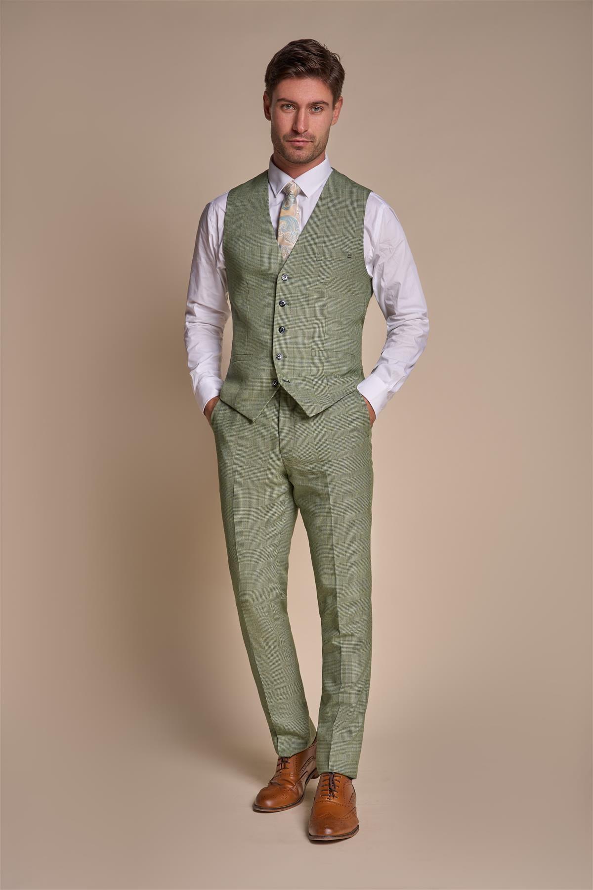 Caridi Waistcoat Sage