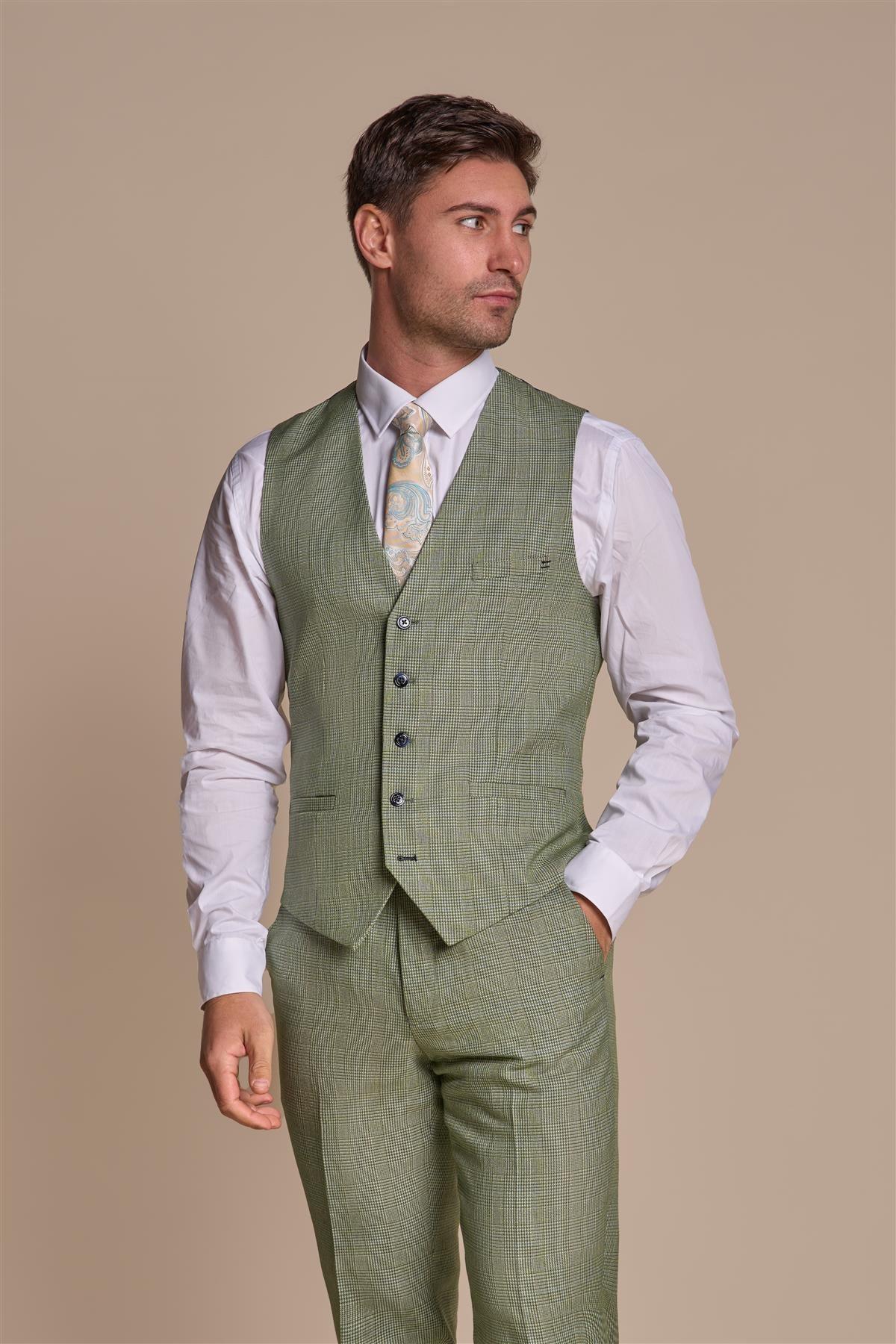 Caridi Waistcoat Sage