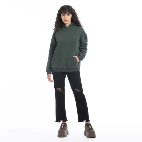 Carmen Hoodie in Forest Green