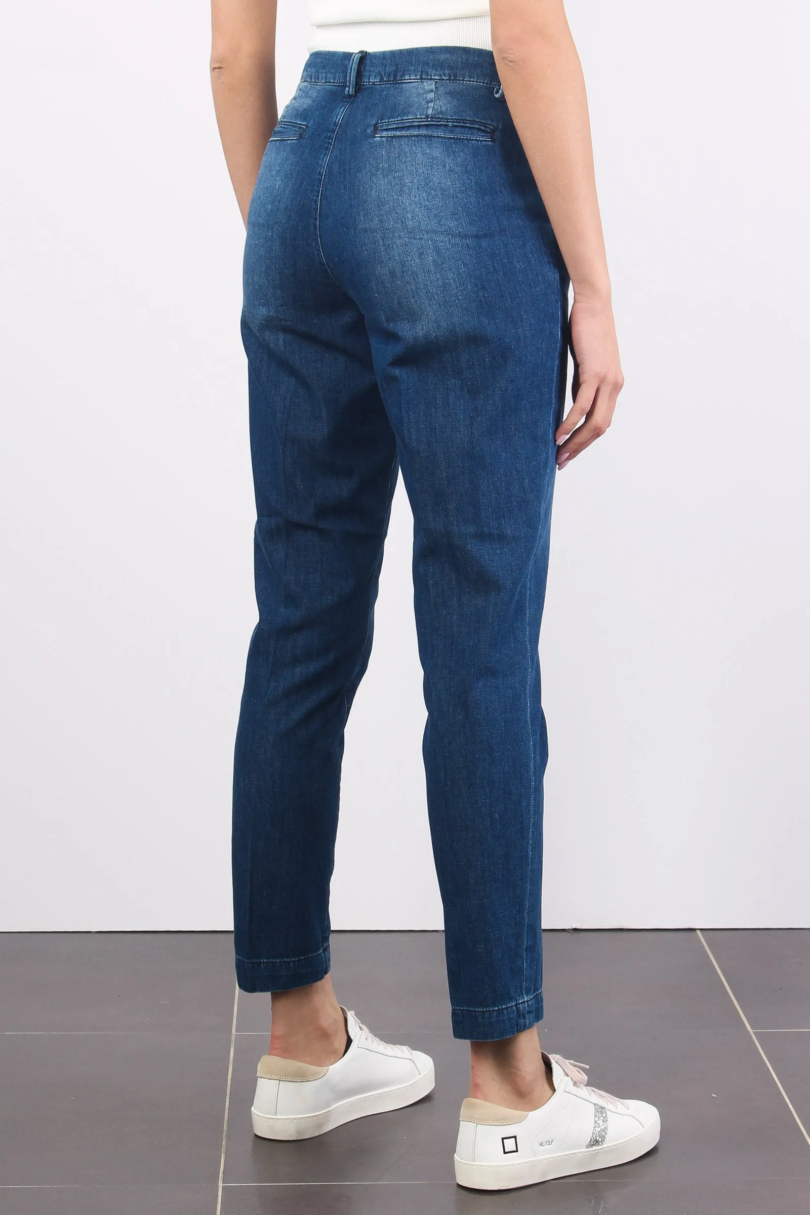 Carol_2 Chino Slim Denim Blue Denim