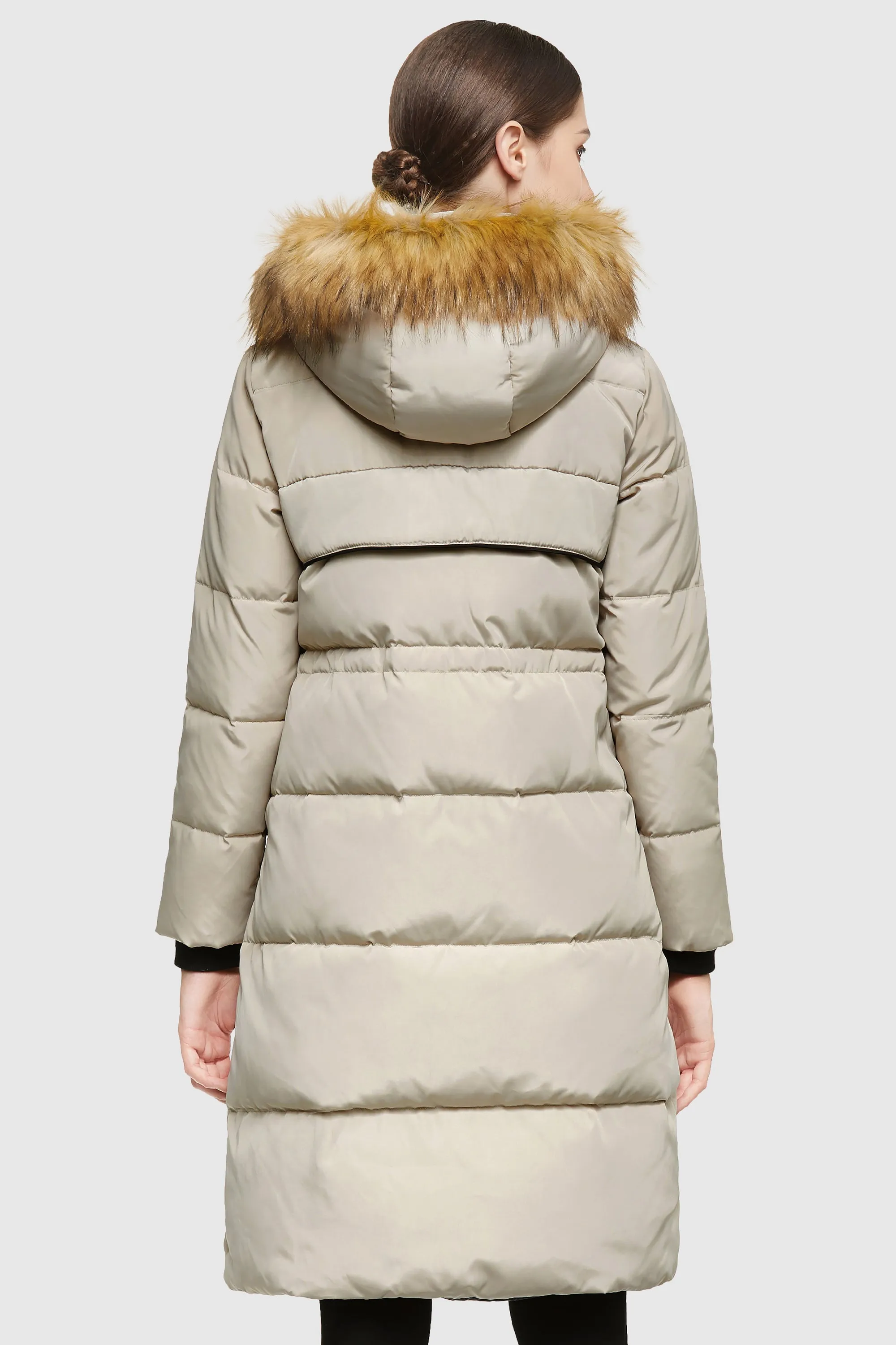 Casual Long Hooded Down Coat