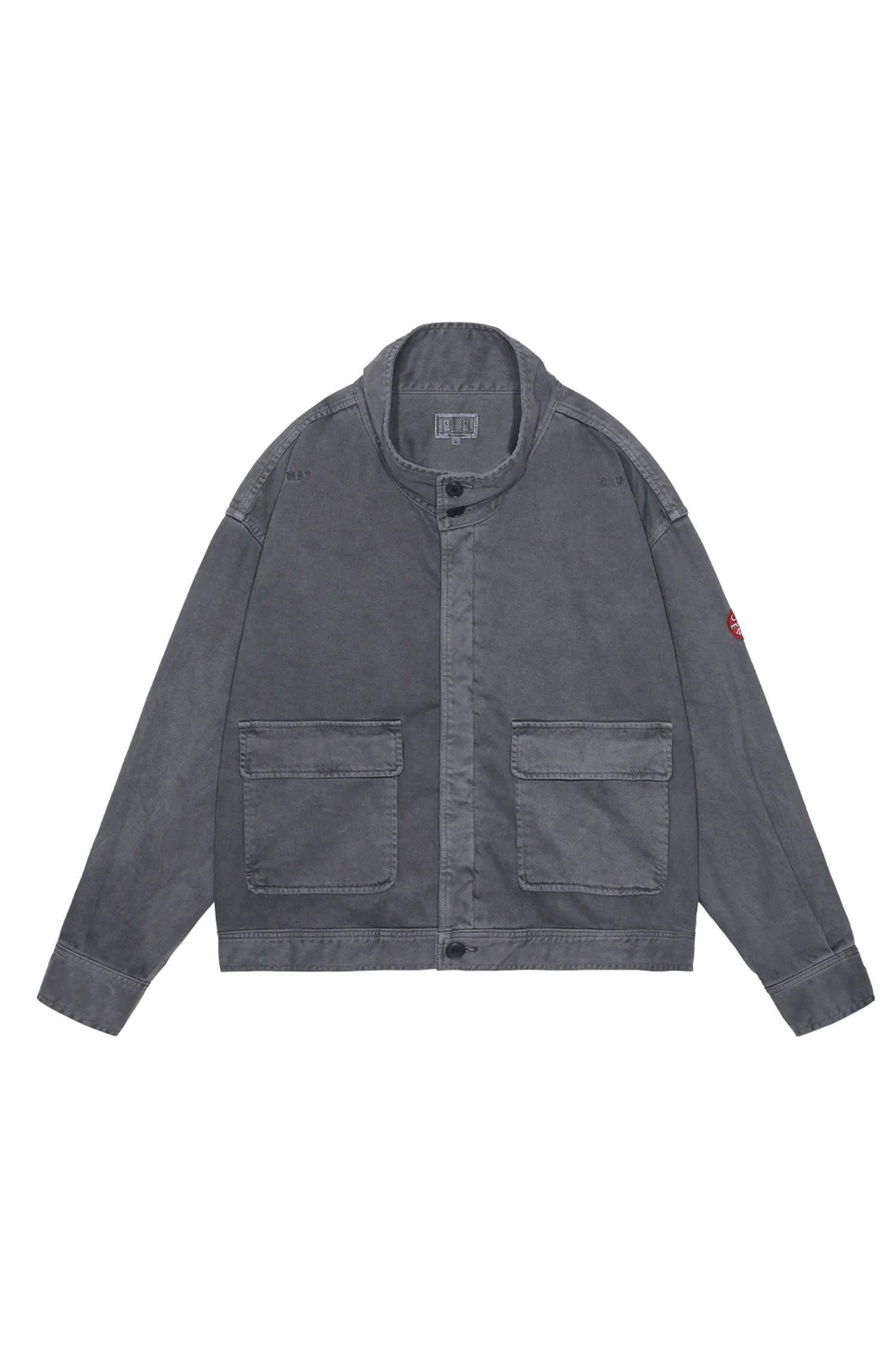 CAV EMPT - OVERDYE BRUSHED COTTON BUTTON JACKET