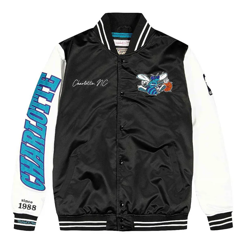 Charlotte Hornets Satin Jacket - William Jacket