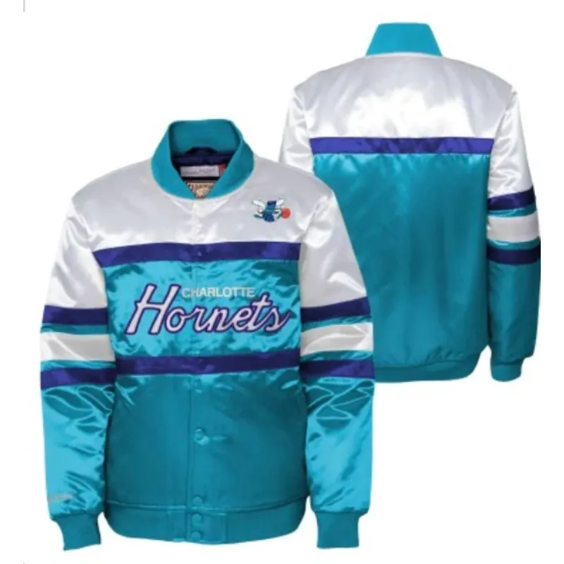 Charlotte Hornets Satin Jacket - William Jacket