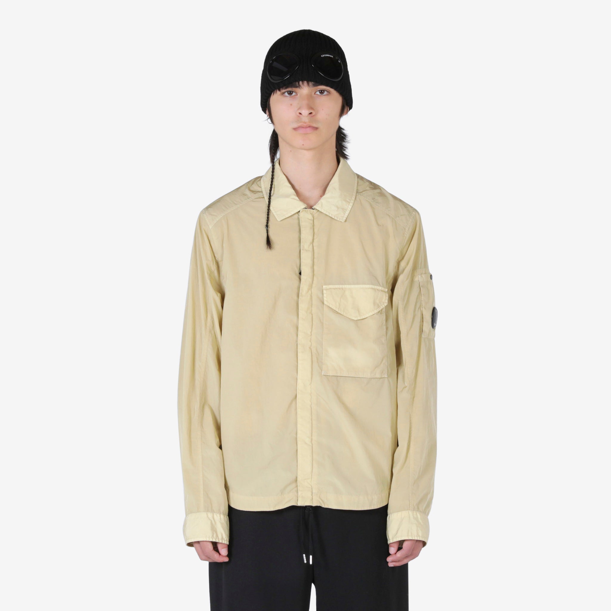 Chrome-R Zipped Overshirt Mojave Desert