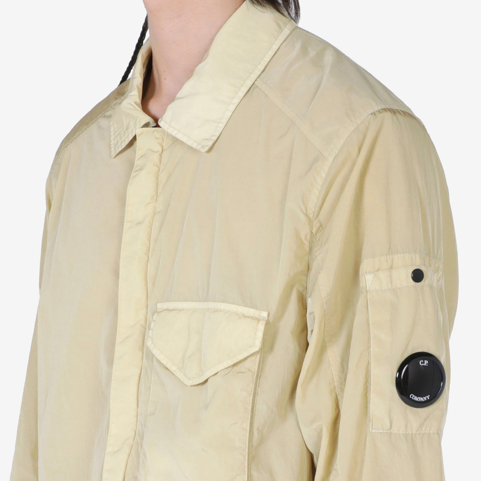 Chrome-R Zipped Overshirt Mojave Desert